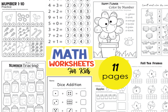 Download Preschool Math Worksheet for Kids, Pre-K - Math Collection