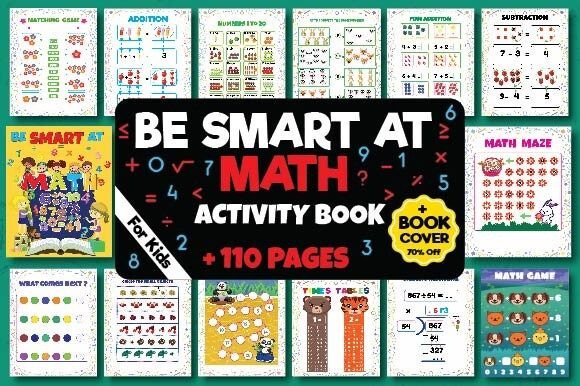 Download BE SMART at MATH Activity Book for KIDS - Premium Bundle