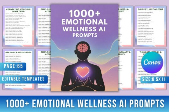 Download 1000+ Emotional Wellness AI Prompts - Emotional wellness Collection
