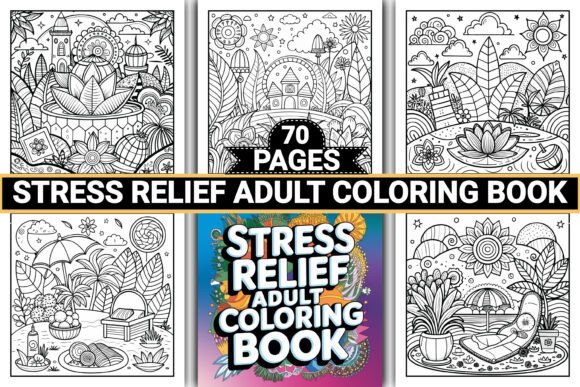 Download Stress Relief Coloring Book for Adults - Premium Resources
