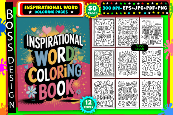 Download Inspirational Word Coloring Pages - Premium Resources