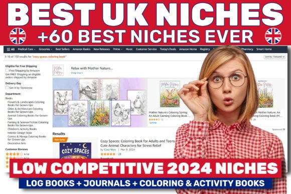 Download +60 KDP NICHES LOW COMPETITIVE 2024 - UK - Low competitive Collection