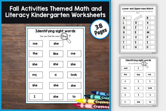 Download Fall Math and Literacy Autumn Worksheets - Math Collection