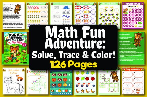 Download Math Fun Adventure: Solve, Trace &amp; Color - Math Collection