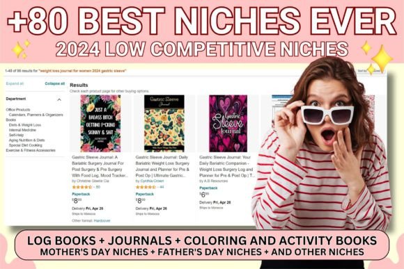 Download +80 KDP NICHES LOW COMPETITIVE 2024 - Low competitive Collection