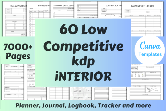 Download 60 Low Competitive KDP Interior Bundle - Low competitive Collection