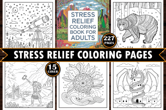 Download Stress Relief Coloring Pages for Adults - Premium Resources